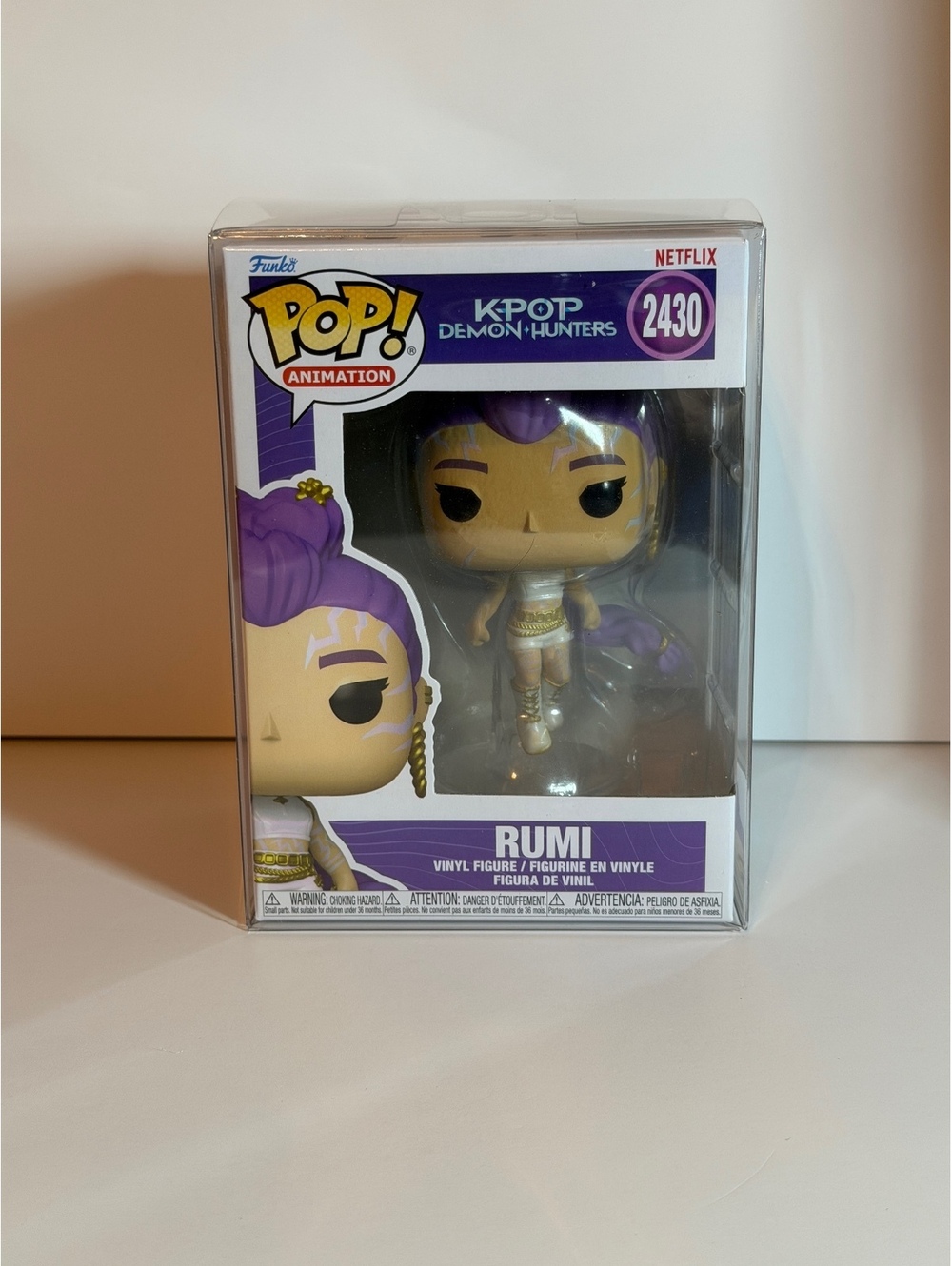 Funko Pop! Kpop Demon Hunter Rumi #2430 with protector